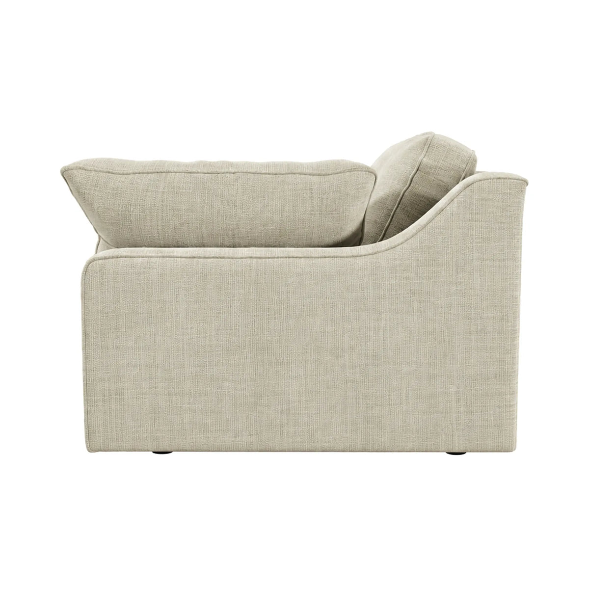 Victoria Beige Textured Love Seat