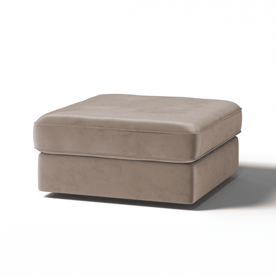 Victoria Mink Velvet Footstool MTO Sofa 