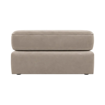 Victoria Mink Velvet Footstool Sofa 