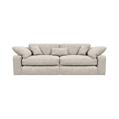 Victoria Oyster Chenille 4 Seater Sofa Sofa 