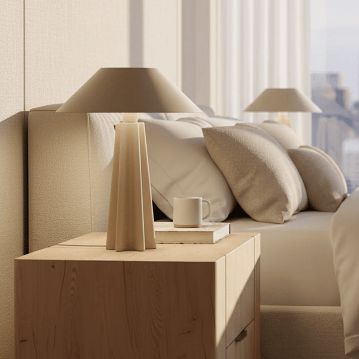 Viola Matt Beige Table Lamp Lighting 