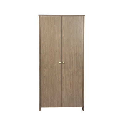 Walden Taupe Wooden 2 Door Wardrobe Furniture 