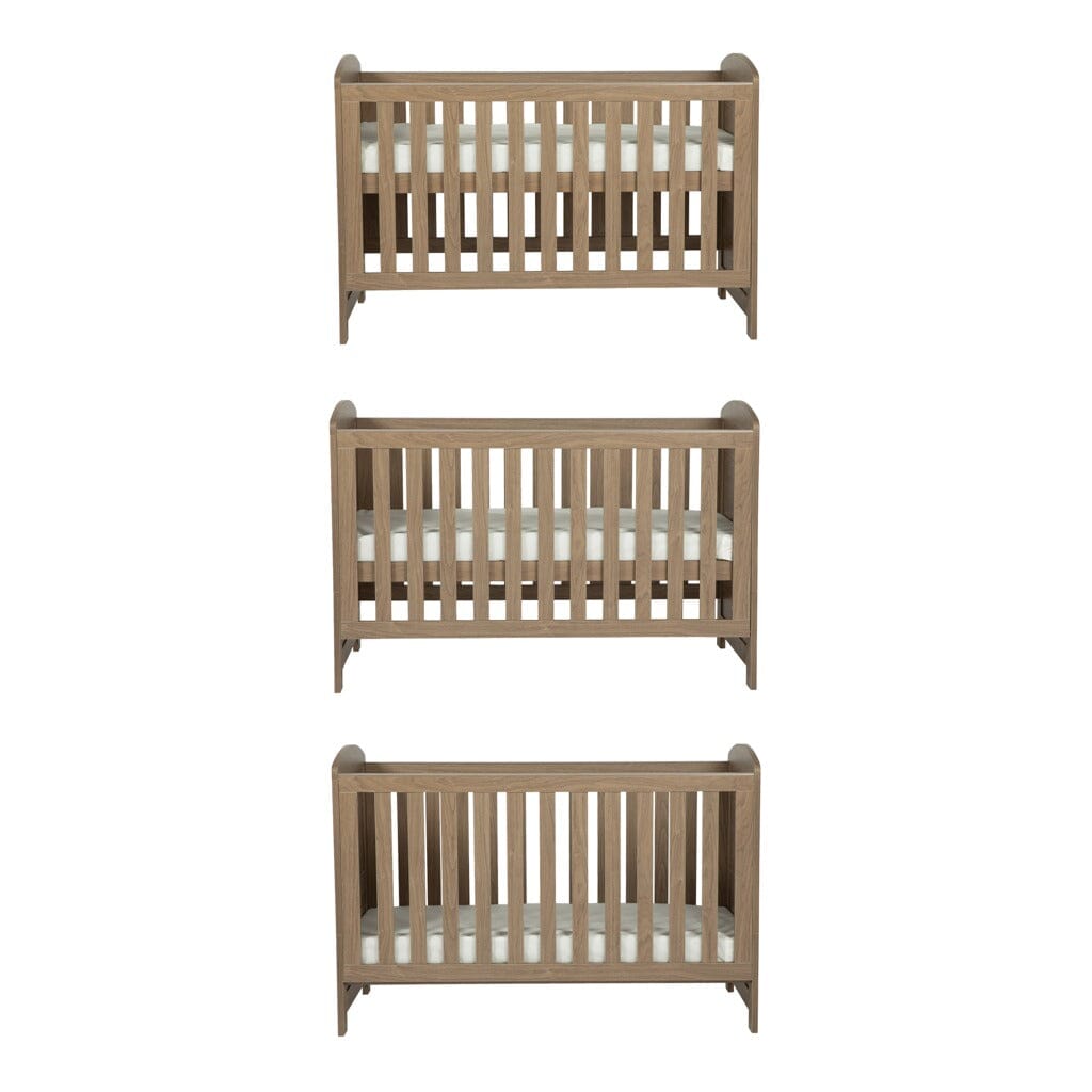 Walden Taupe Wooden Cot Bed Nursery 