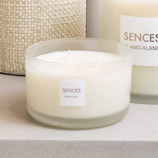 White Alang Alang 4 Wick Scented Candle Fragrance 