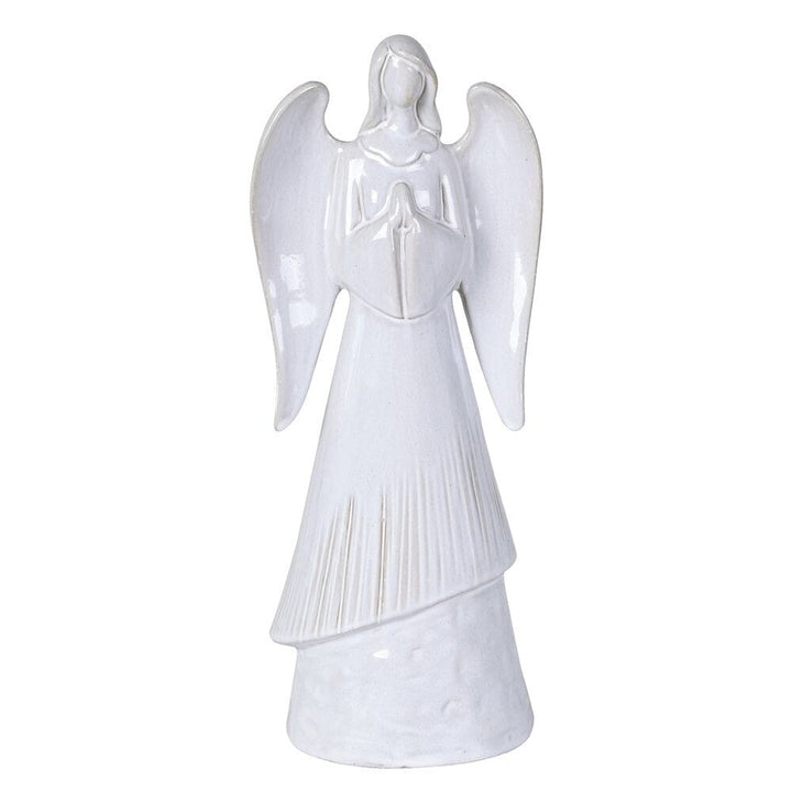 White Ceramic Decorative Angel Ornament Accessories 