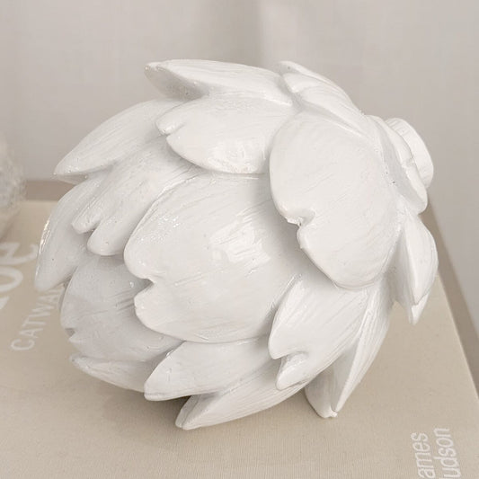 White Decorative Artichoke Ornament Accessories 