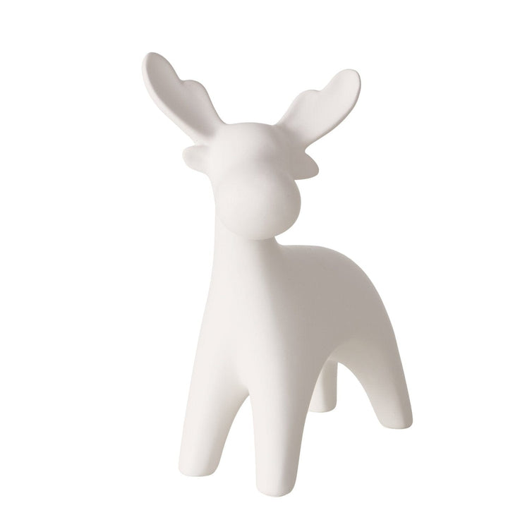 White Decorative Festive Reindeer Ornament Accessories 