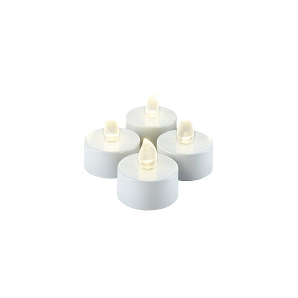 White LED Tea Lights - Set of 4 Accessories 