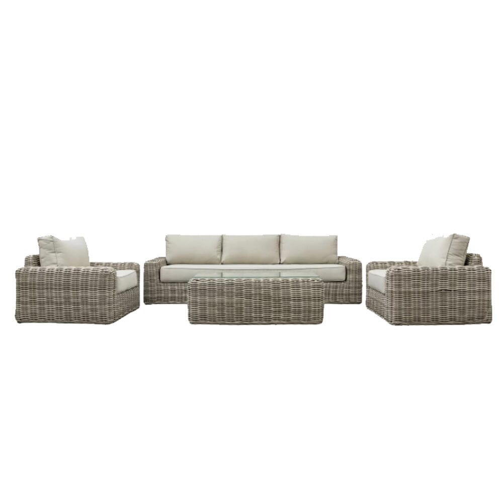 Wisteria Outdoor Chunky Rattan Sofa Set Furniture 