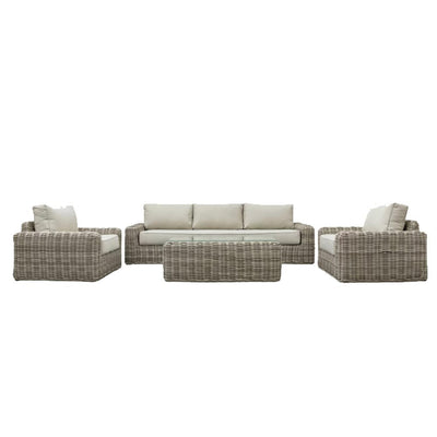 Wisteria Outdoor Chunky Rattan Sofa Set Furniture 