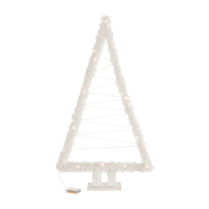 XL Faux Fur LED Christmas Tree Ornament Accessories 