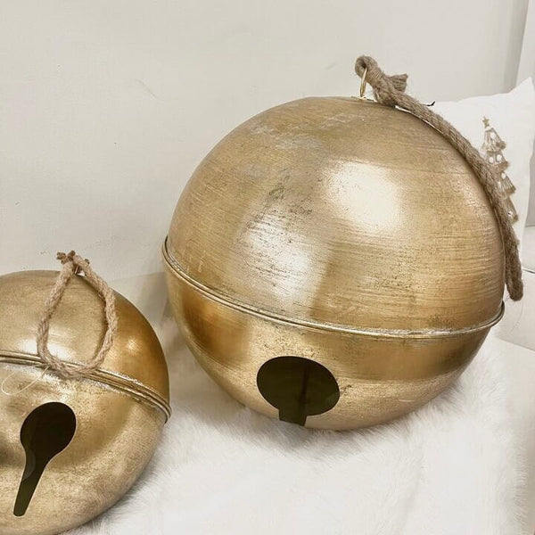 XL Gold Decorative Festive Bell Ornament Accessories 