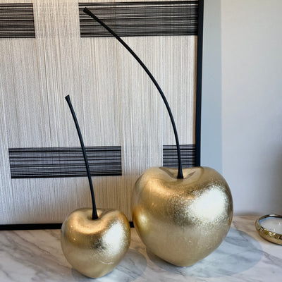 XL Gold Statement Cherry Ornament Accessories 