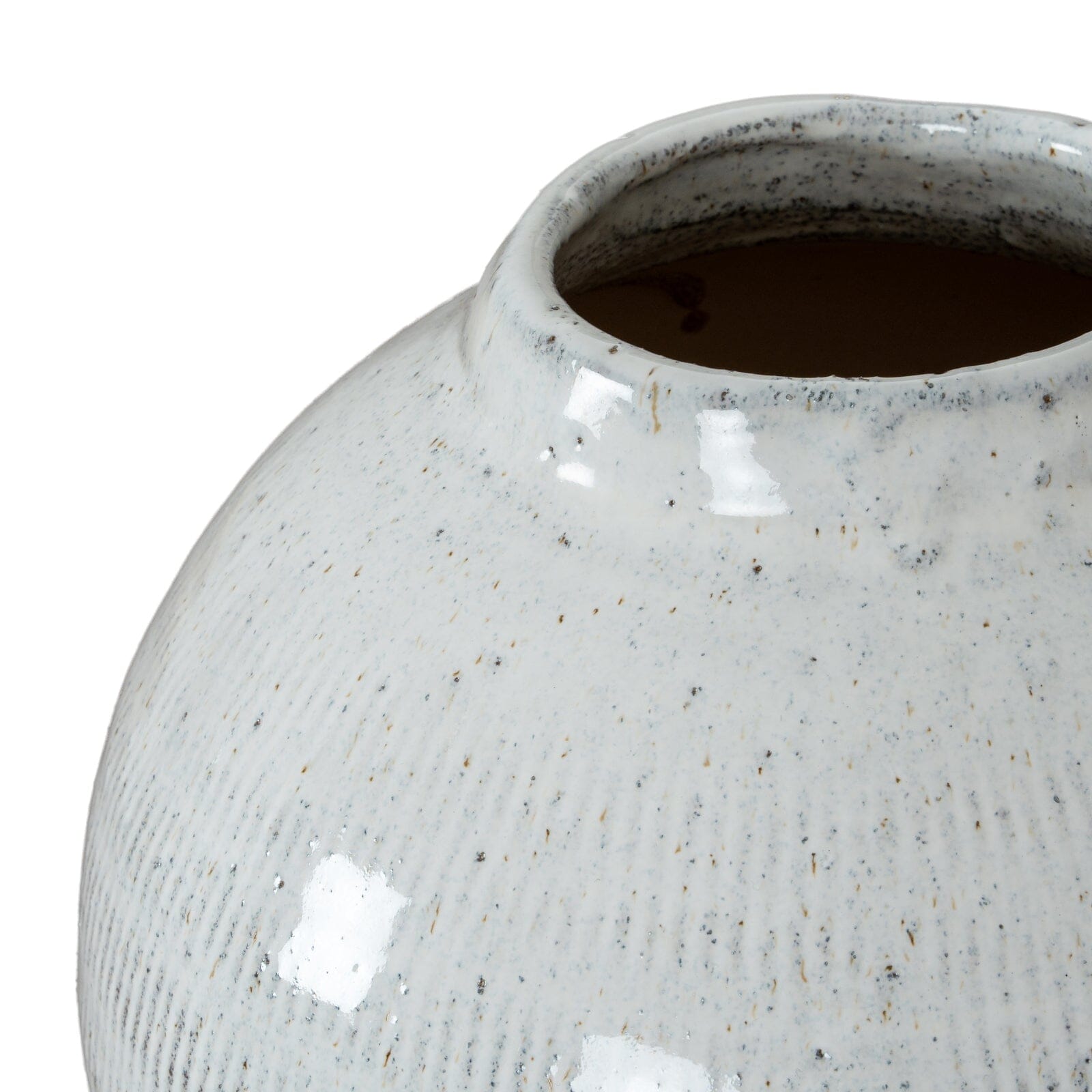 Zaffera Large Grey Glazed Vase Accessories 