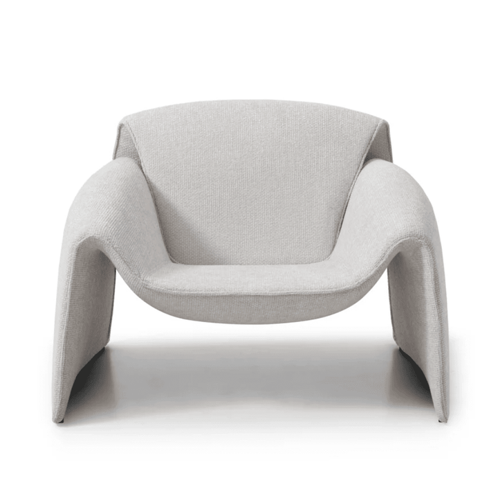 Zafira Cream Woven Statement Accent Chair Furniture 