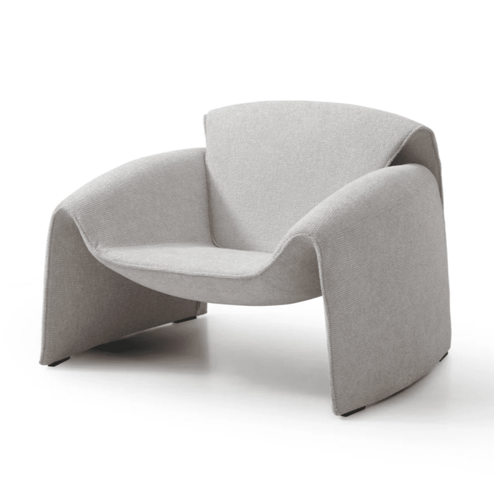 Zafira Cream Woven Statement Accent Chair Furniture 
