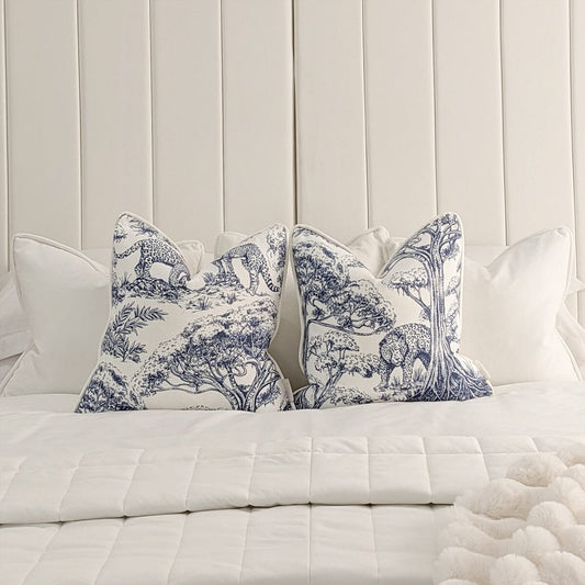 Zana Porcelain Bed Complete Cushion Set Textiles 