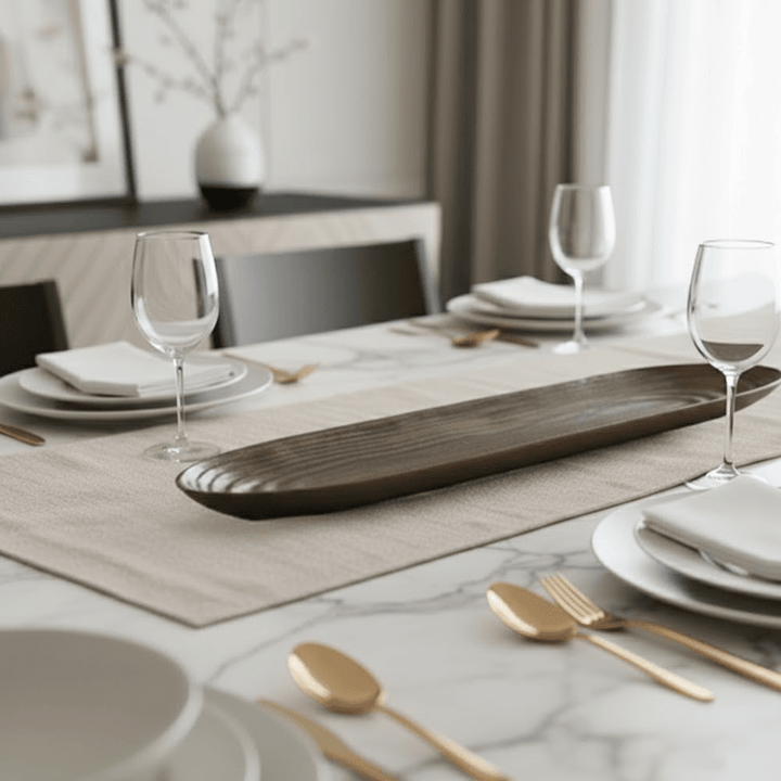 Zari XL Antique Bronze Decorative Metal Dish Accessories 