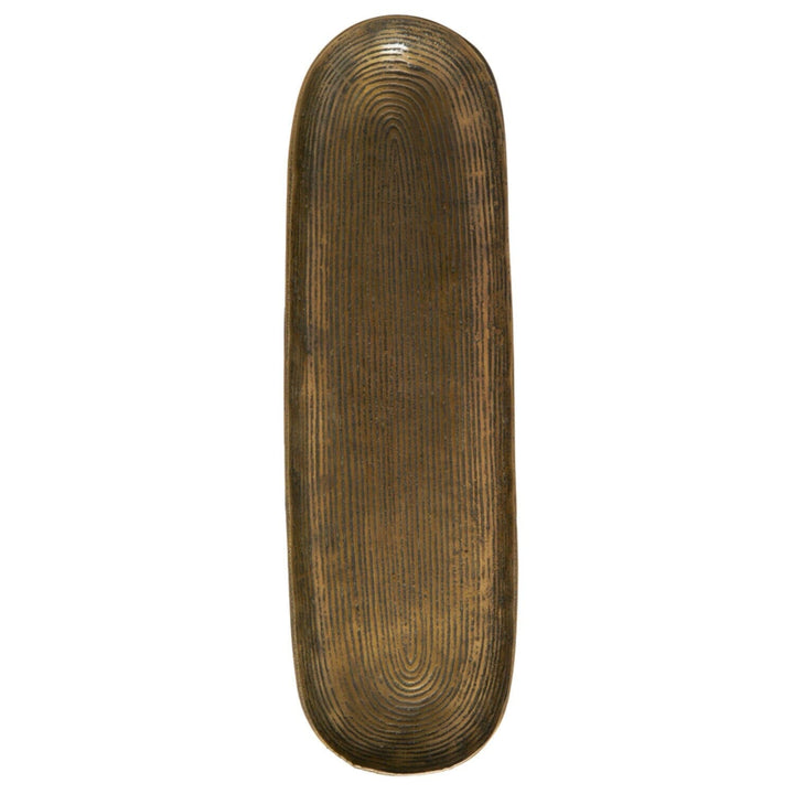 Zari XL Antique Bronze Decorative Metal Dish Accessories 