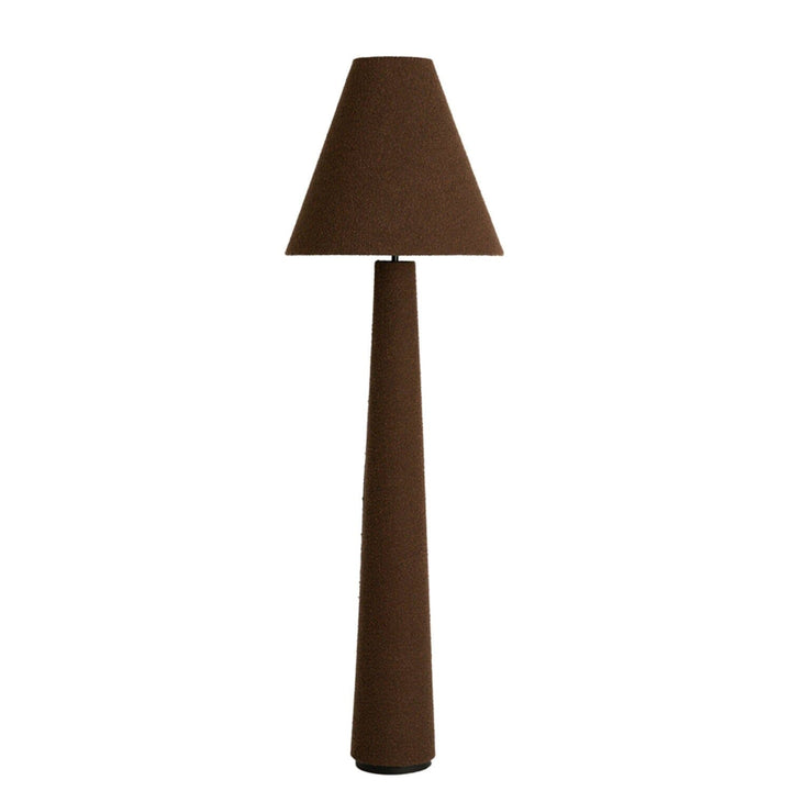 Zaylee Luxury Brown Boucle Floor Lamp Lighting 
