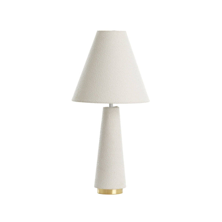 Zaylee Luxury Cream Boucle Table Lamp Lighting 