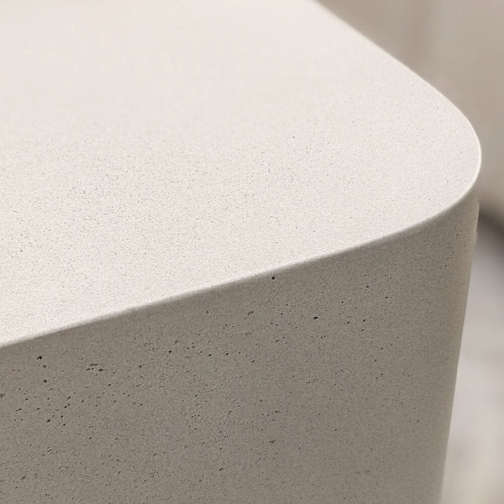 Zaylee Putty Concrete Effect Side Table Furniture 