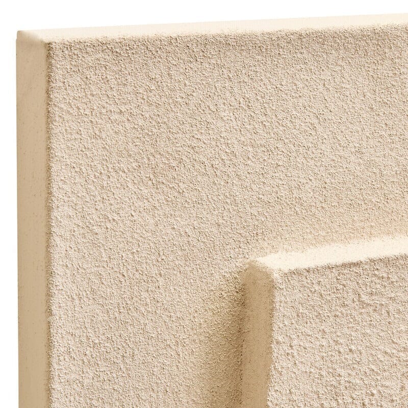 Zelah Cream Textured 3D Wall Art Accessories 