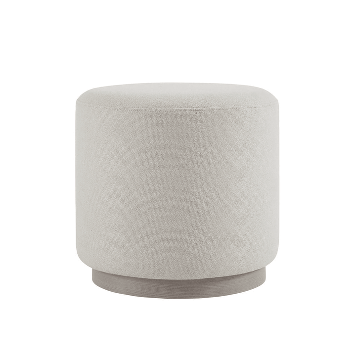 Zendaya Cream Dressing Stool with Washed Oak Base Furniture 