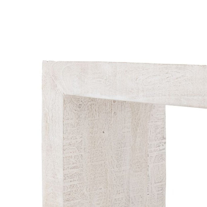 Zenica Luxury Whitewash Large Dining Bench Furniture 