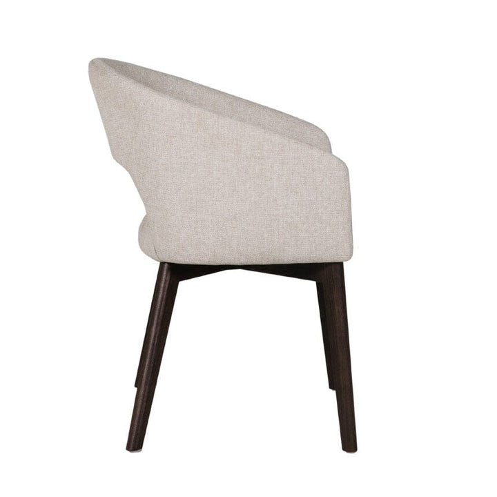 Zeva Natural Textured Fabric Dining Chair Furniture 
