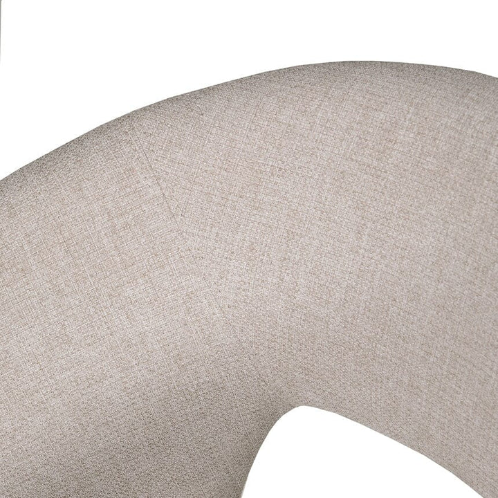 Zeva Natural Textured Fabric Dining Chair Furniture 