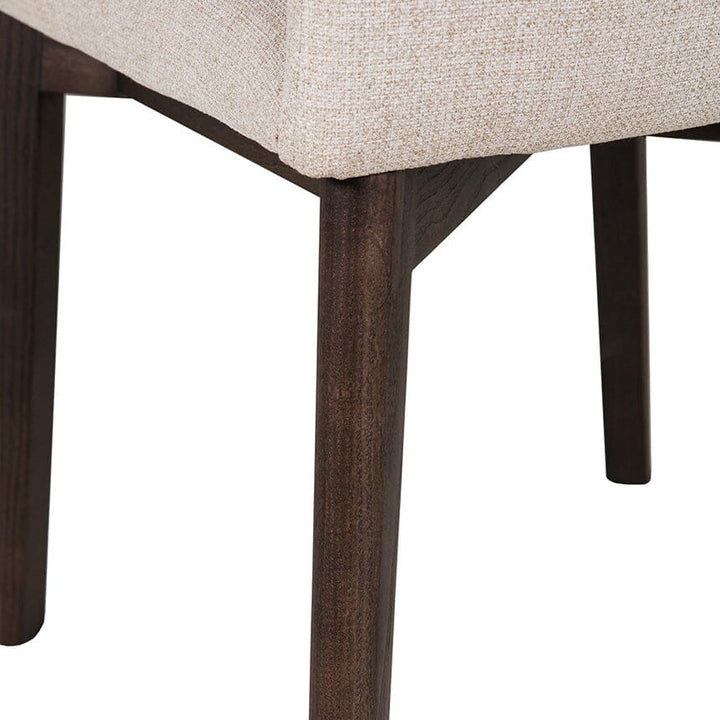 Zeva Natural Textured Fabric Dining Chair Furniture 