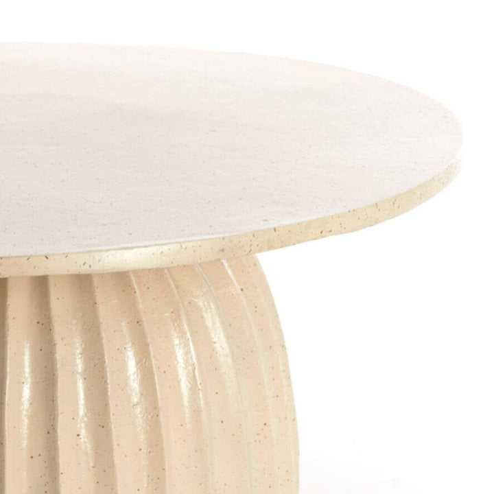 Zuzana Beige Round Coffee Table Furniture 