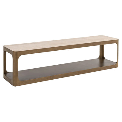 Zyraelle Bronze & Stone Effect Media Unit Furniture 