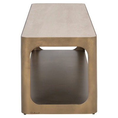 Zyraelle Bronze & Stone Effect Media Unit Furniture 