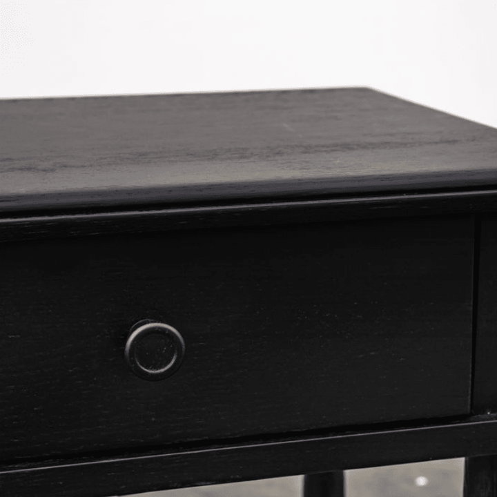 Adanero 2 Drawer Black Dressing Table Desk / Dressing Table 