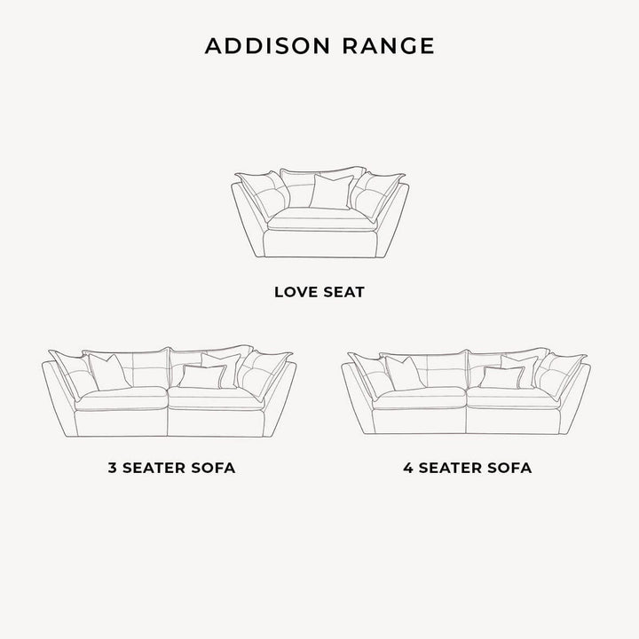 Addison Oatmeal Sofa Range MTO Sofa 
