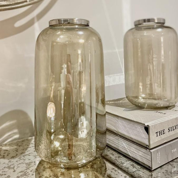 Adora Large Caramel Glass Vase Accessories 