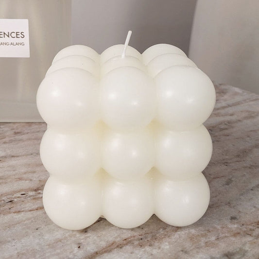 Alena Cream Bubble Candle Candle 