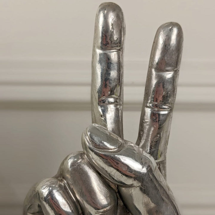 Alessia Silver Peace Hand Ornament Accessories 
