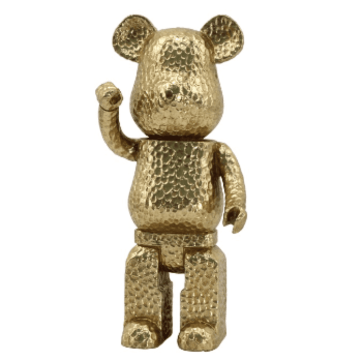 Alessio Gold Standing Bear Ornament Accessories 