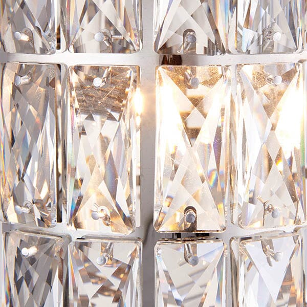 Alisona Silver & Crystal Wall Light Lighting 