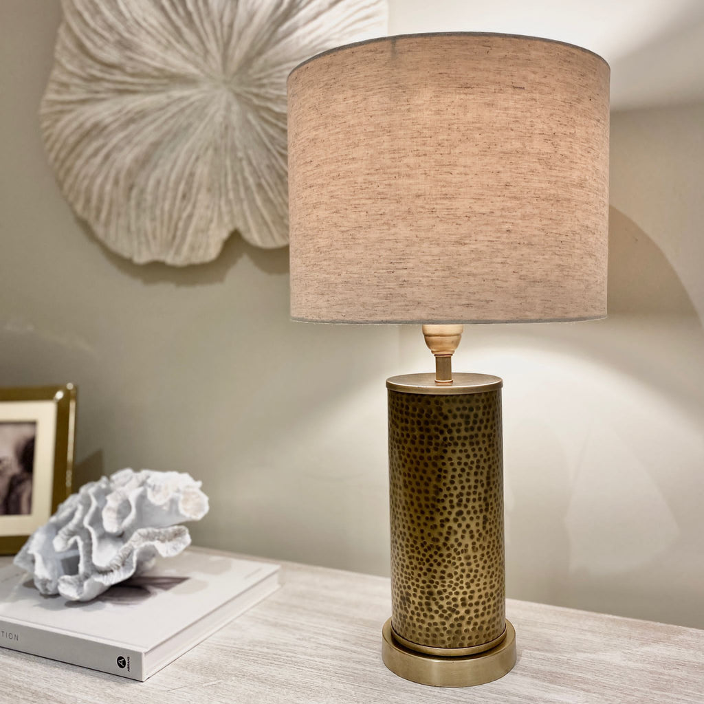 Amayah Hammered Effect Table Lamp