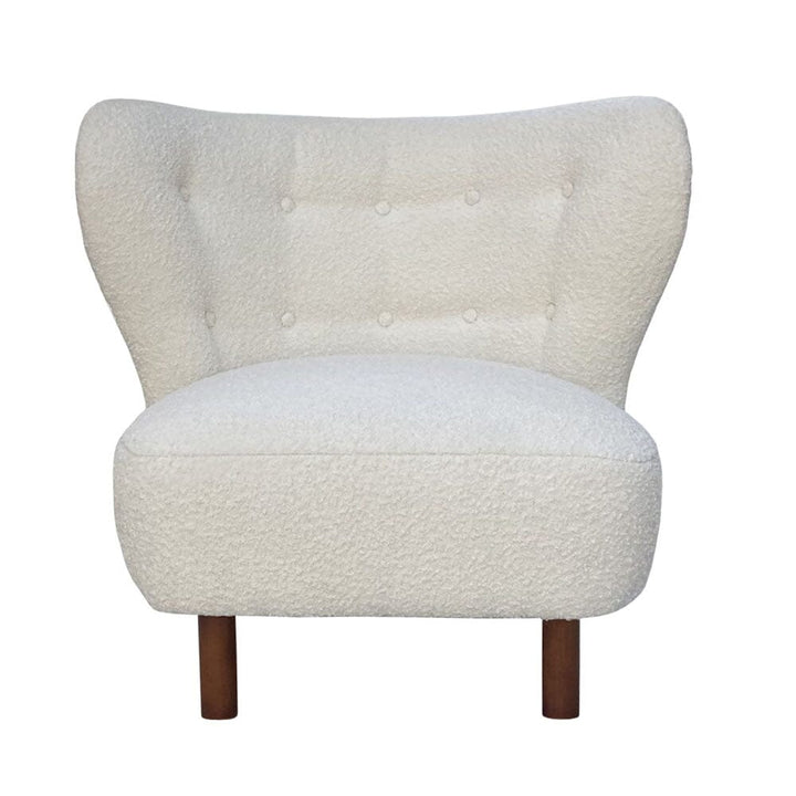 Angelo Occassional Cream Boucle Chair Chair 