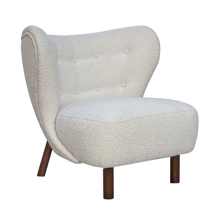 Angelo Occassional Cream Boucle Chair Chair 