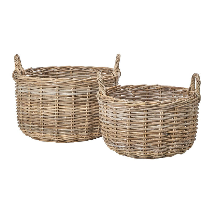 Ansel Set of 2 Wicker Storage Baskets Accessories 