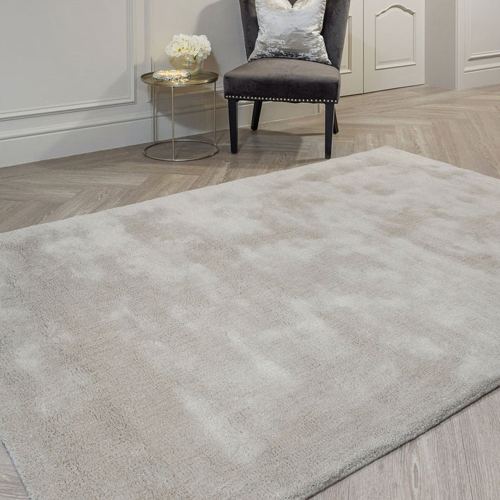 Antonia Luxury Light Grey Rug Rug 