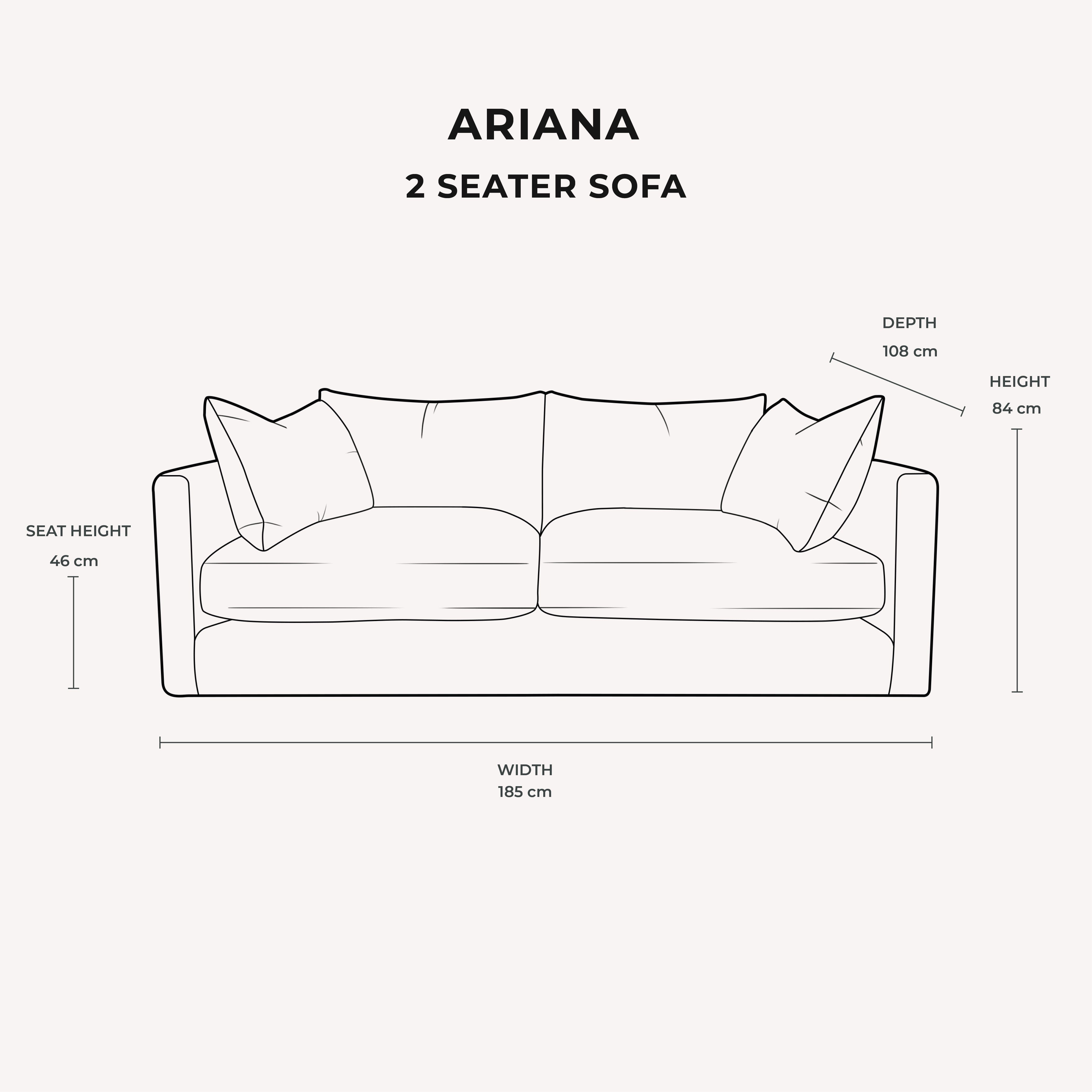 Ariana Silver Velvet Sofa Range Rowen Homes