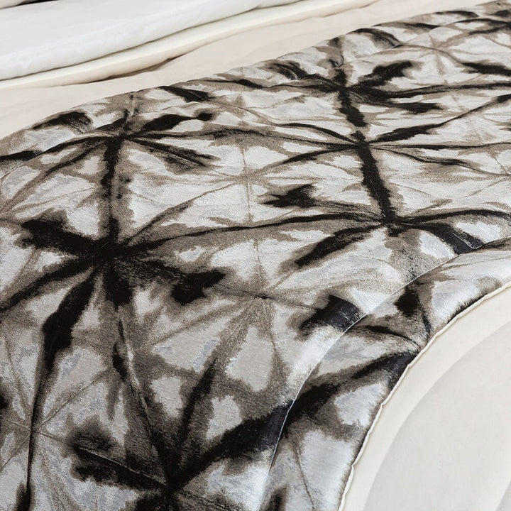 Arizona Black & Grey Print Bed Runner Cushion 