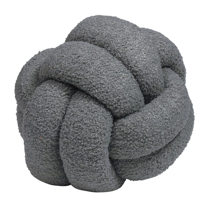 Bailey Charcoal Boucle Knot Cushion Cushion 